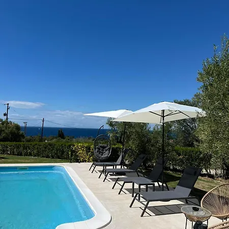 Thea Sea View Detached Villa, ヴィラ ニキティ